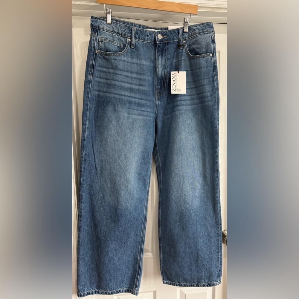 Zenana Blue Flare Jeans - Picture 3 of 11